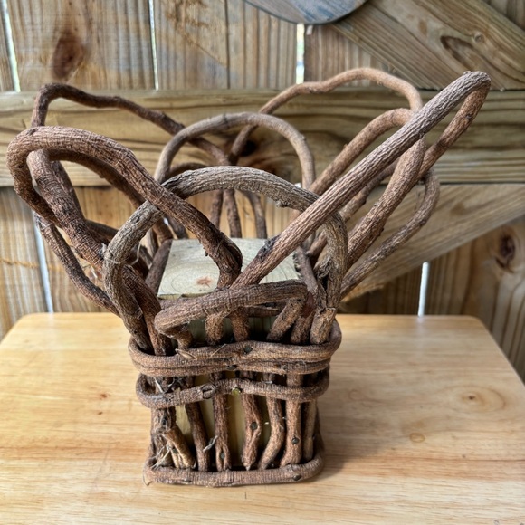 Hand Crafted Other - Vintage Handmade Wisteria Vine Rustic Decor Piece 10 1/2”H